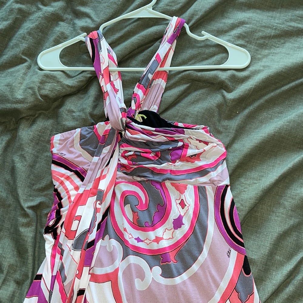 Maxi classic etro dress